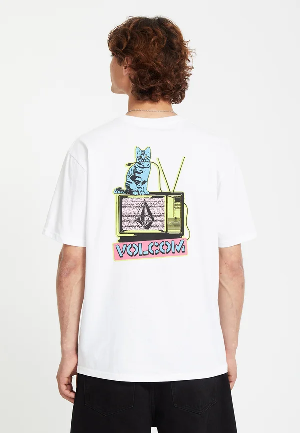 TEE CATV - Print T-shirt - white