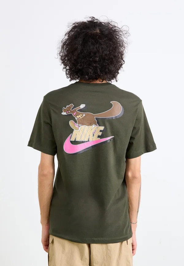 TEE CLUB NEO VARSITY - Print T-shirt - sequoia