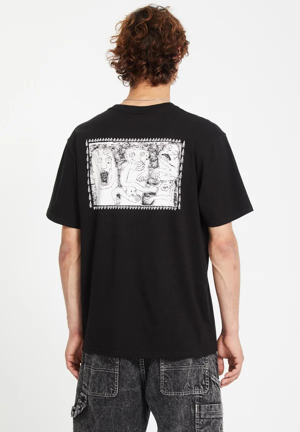 TEE CRAZYBAL - Print T-shirt - black