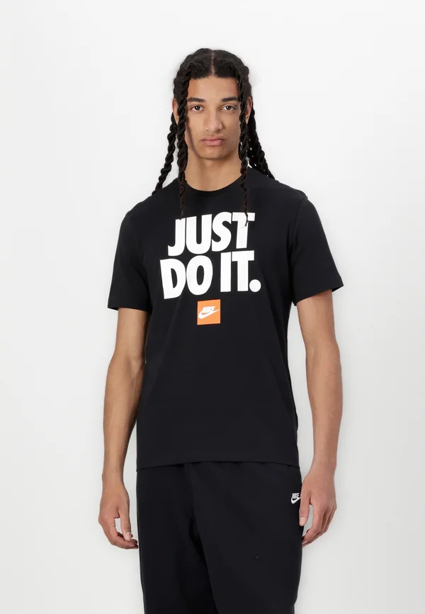 TEE FRAN VERBIAGE - Print T-shirt - black
