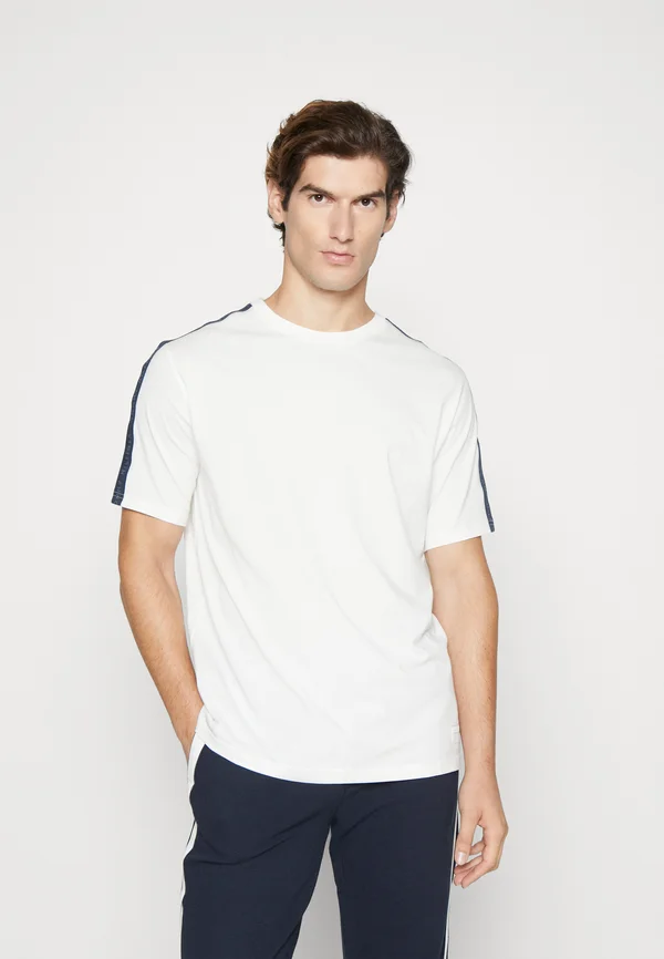 TEE LOGO ESTABLISHED - Pyjama top - ecru