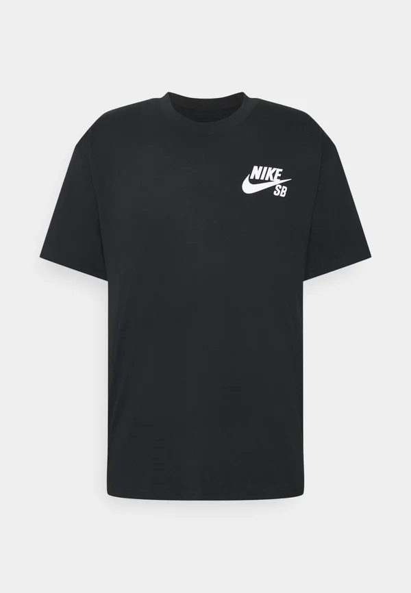 TEE LOGO - Print T-shirt - black/white