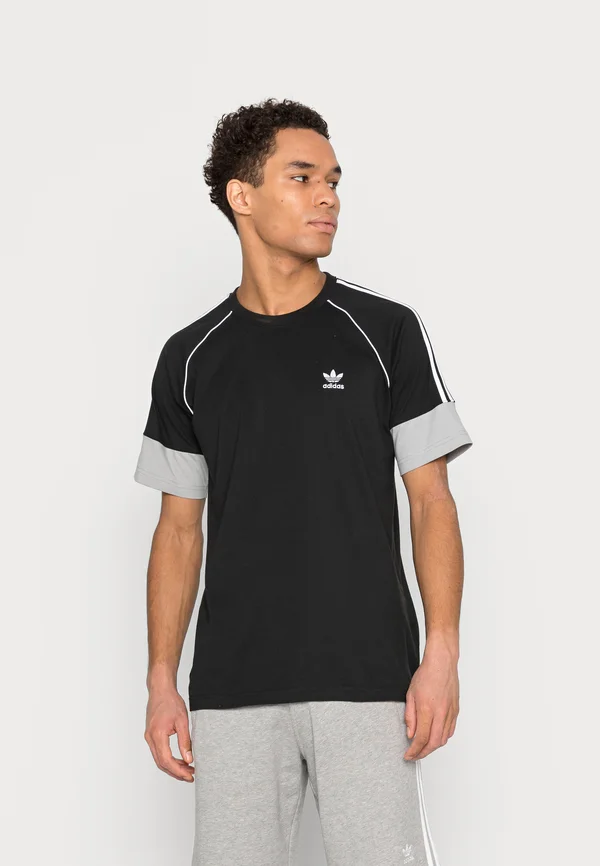 TEE - Print T-shirt - black/white