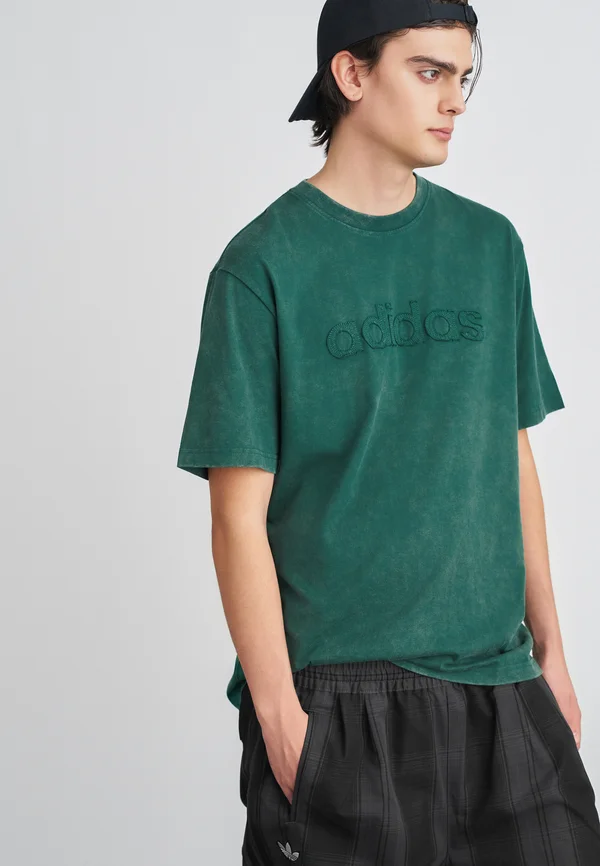 TEE - Print T-shirt - collegiate green