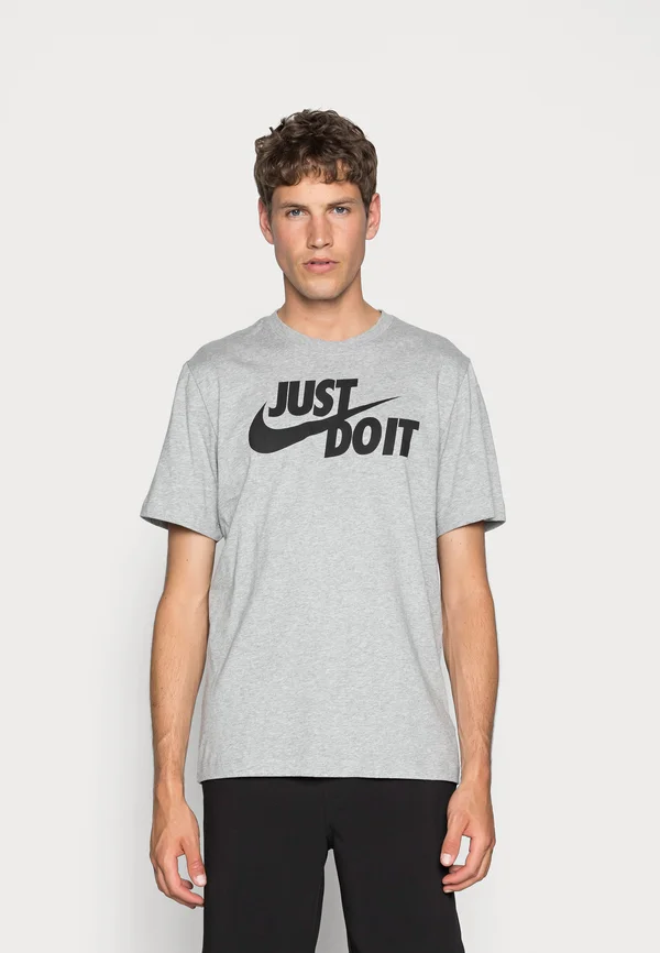 TEE  - Print T-shirt - grey heather