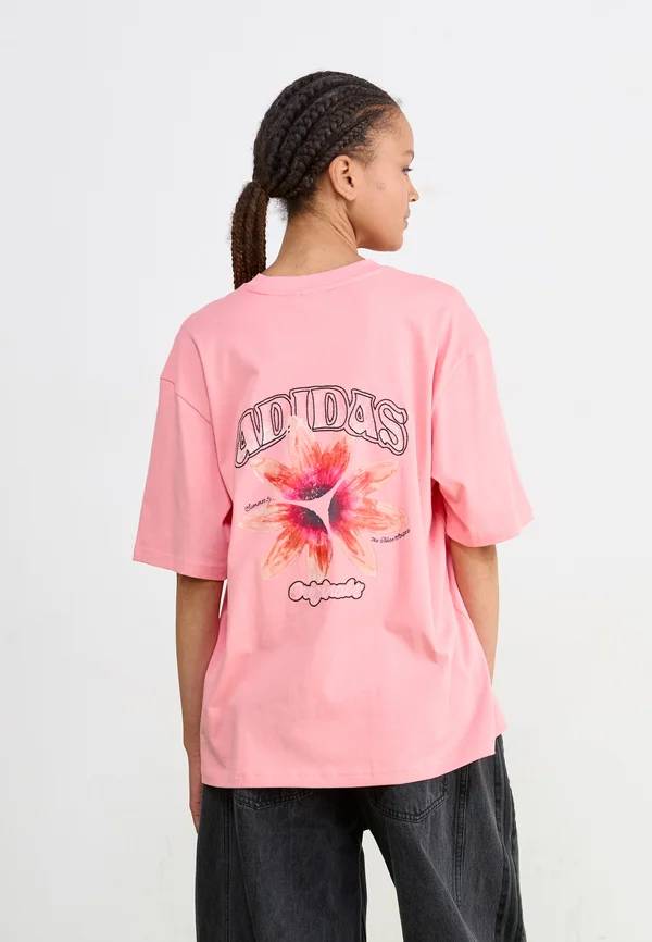 TEE - Print T-shirt - semi pink spark