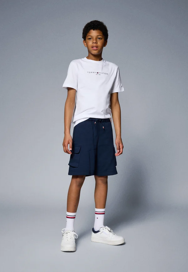 TEE SET - Cargo trousers - white