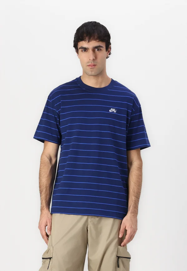 TEE STRIPE - Print T-shirt - blue void
