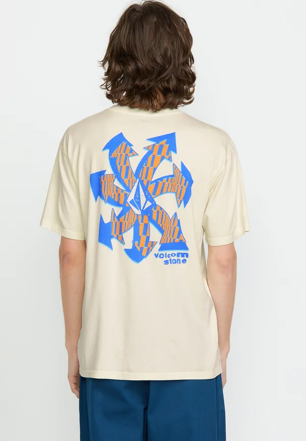 TEE VORTEX - Print T-shirt - off white