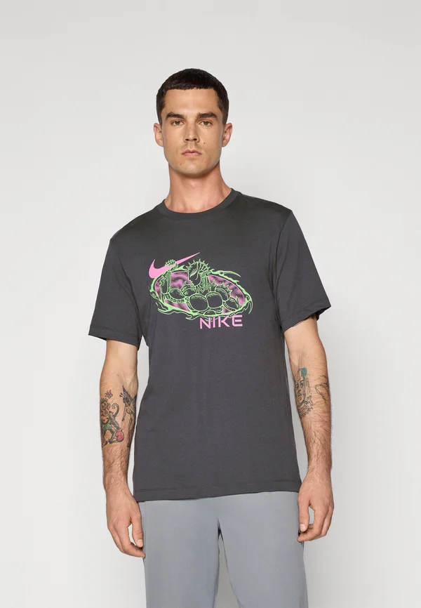 TEE WILDCARD - Print T-shirt - anthracite