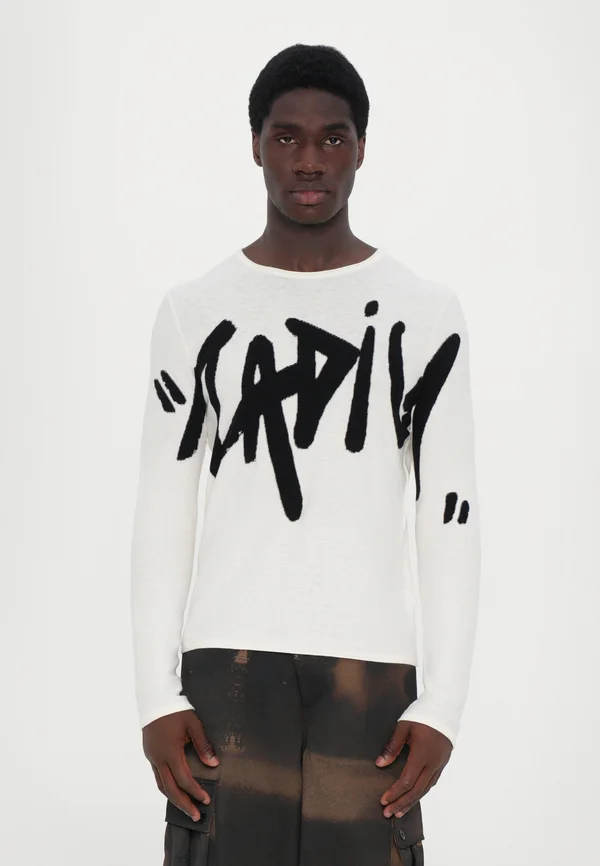 TEISS SKULL - Jumper - ecru