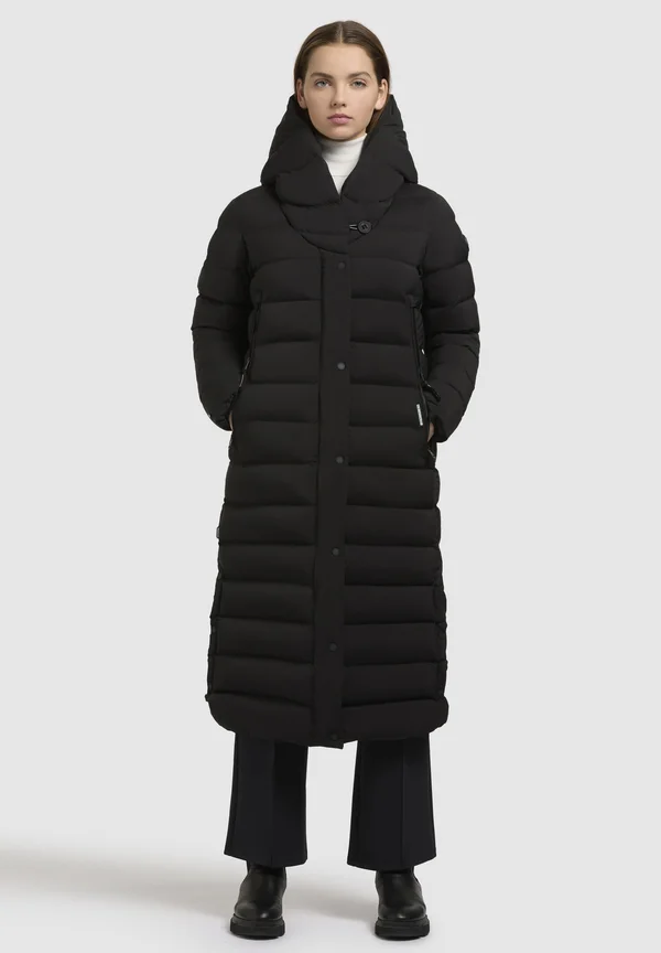 TEIVA - Winter coat - schwarz