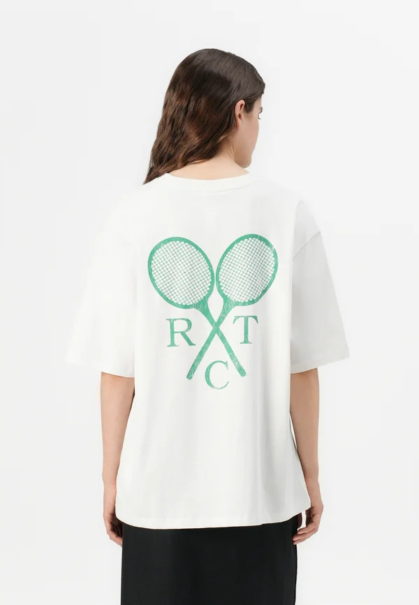 TENNIS BYFR TEE - Print T-shirt - cloud white