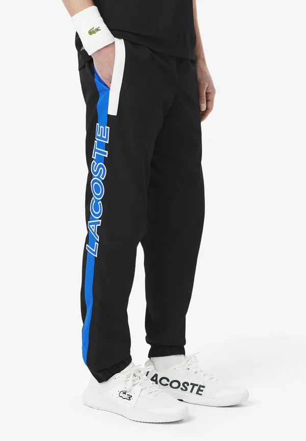 TENNIS PANT BLOCK - Tracksuit bottoms - noir bleu blanc pr