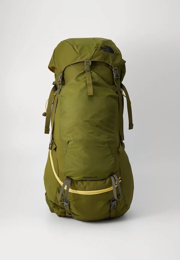 TERRA 65 UNISEX - Hiking rucksack - forest olive/new taupe green