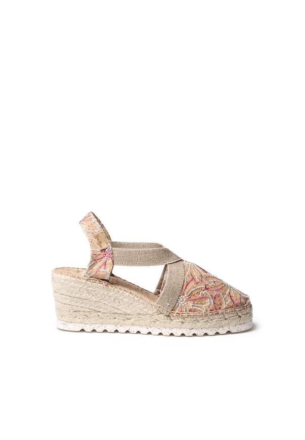 TERRA - Wedge sandals - multi