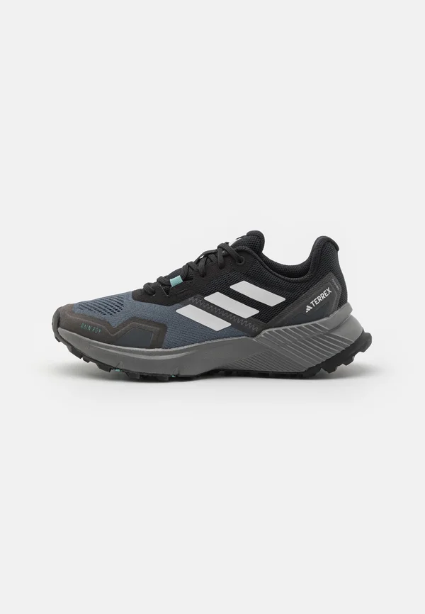 TERREX SOULSTRIDE  - Trail running shoes - core black/crystal white/grey four