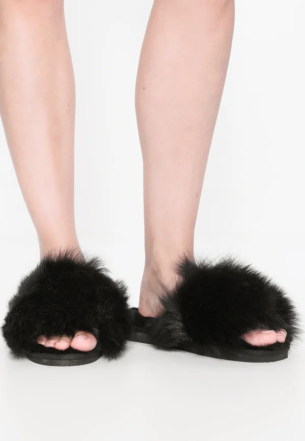 TESSAN - Slippers - black