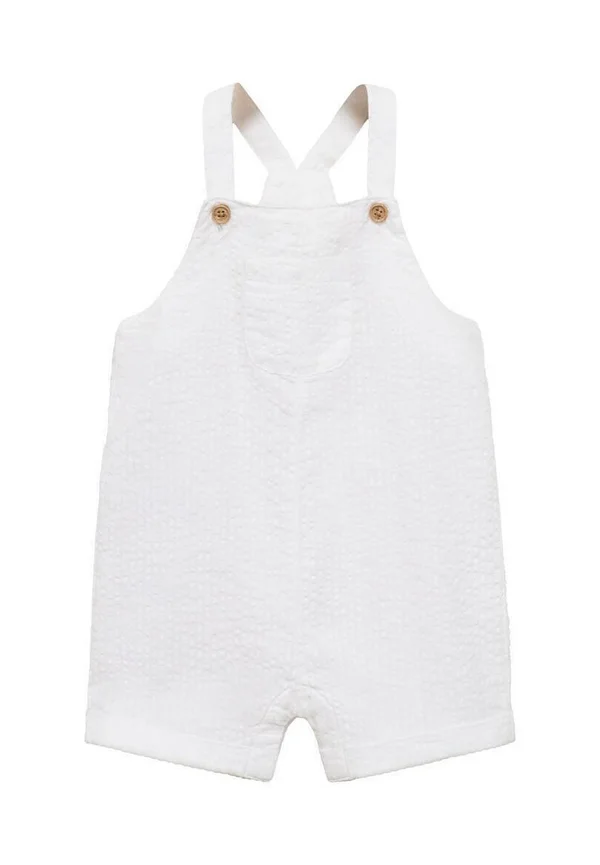 TEXTURED - Dungarees - off-white
