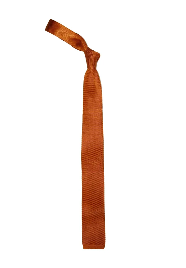 TEXTURED - Tie - orange