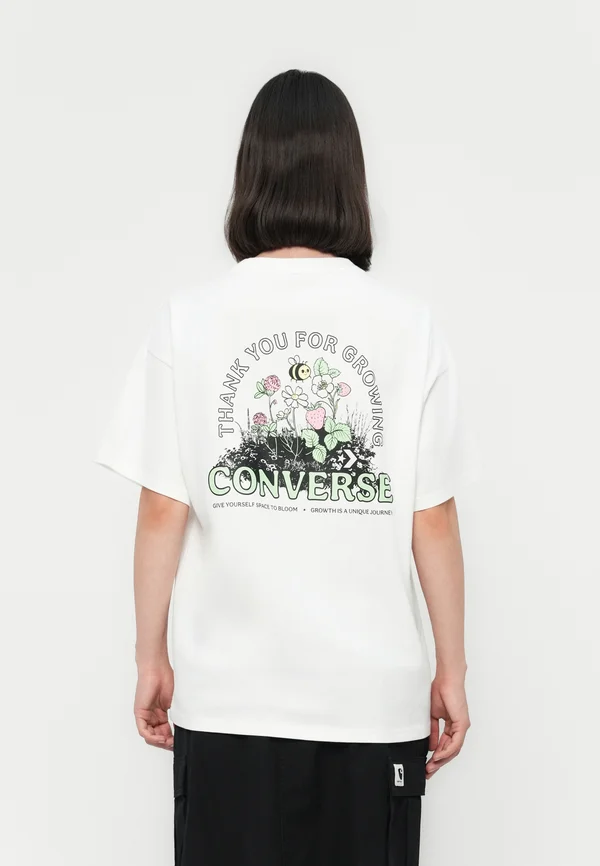 THANKS FOR GROWING OVERSIZED - Print T-shirt - white