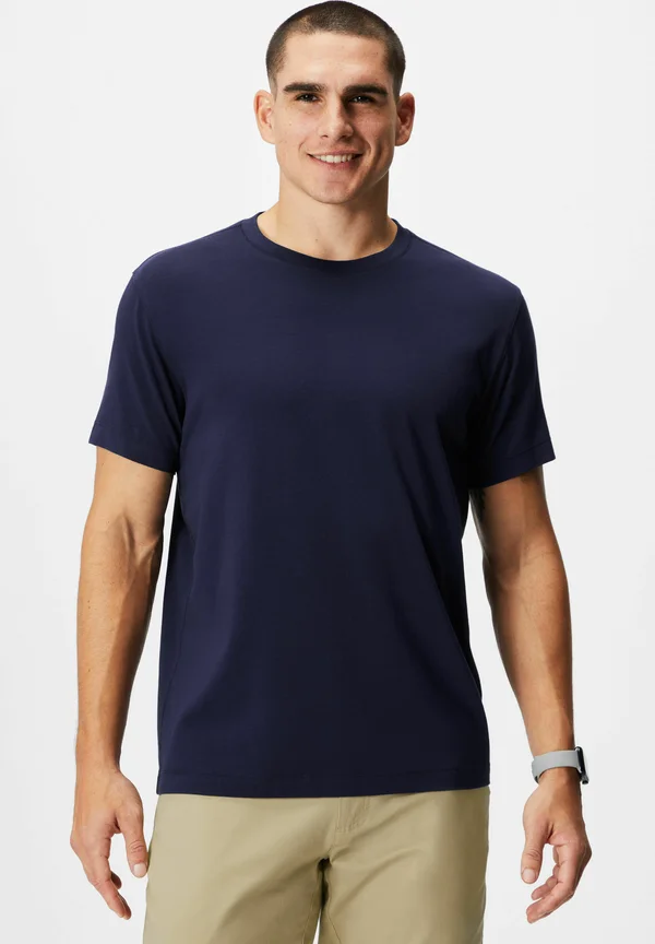 THE 24-7 - Basic T-shirt - blau