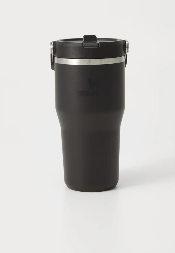 THE ICEFLOW™ FLIP STRAW 2.0 TUMBLER 0.6L / 20OZ UNISEX - Drink bottle - black 2.0