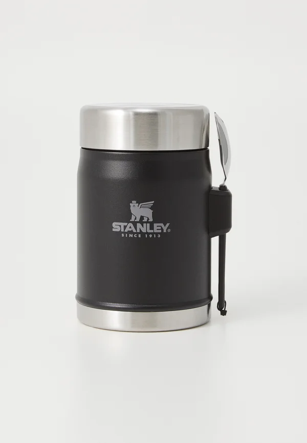 THE LEGENDARY FOOD JAR AND SPORK 0.4L UNISEX SET - Other accessories - matte black pebble