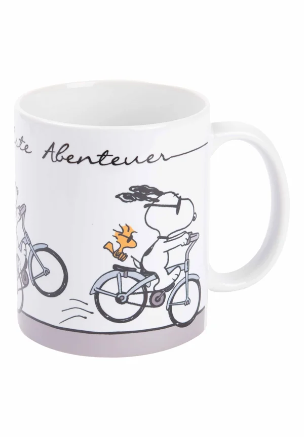 THE PEANUTS SNOOPY - AUF INS NÄCHSTE ABENDTEUER - Drink bottle - weiß