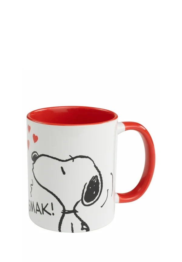 THE PEANUTS SNOOPY TASSE SMAK LUCY KAFFEETASSE BECHER AUS KERAMIK - Other accessories - weiß rot