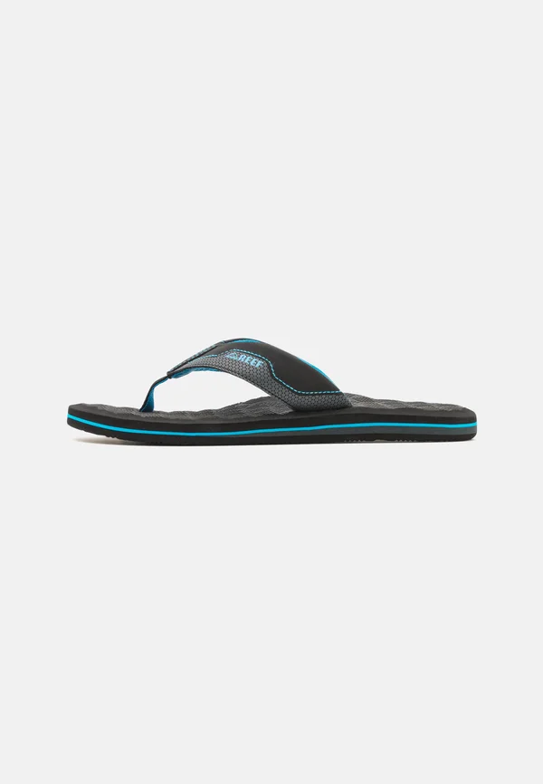THE RIPPER - T-bar sandals - black/blue