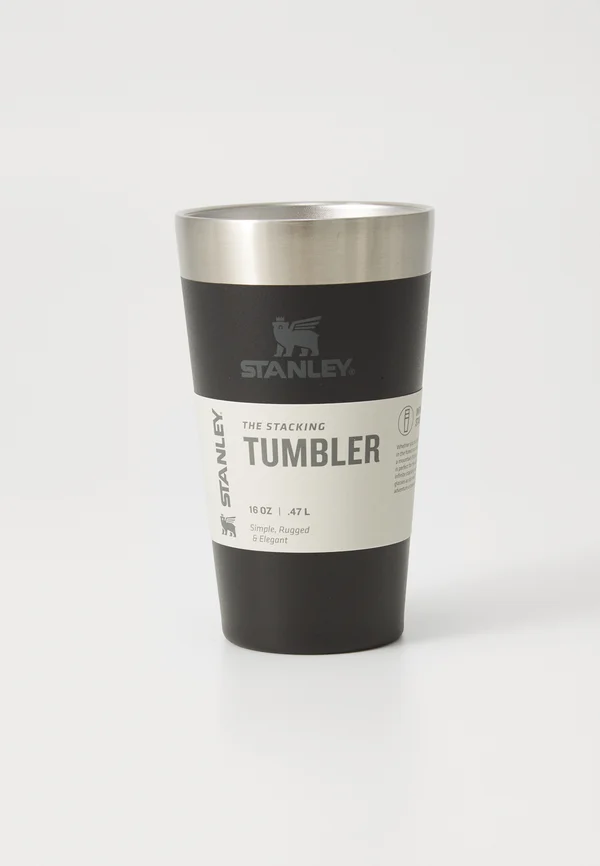 THE STACKING TUMBLER .47L / 16OZ UNISEX - Drink bottle - matte black pebble
