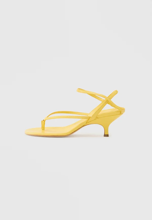 THE THONG - T-bar sandals - yellow