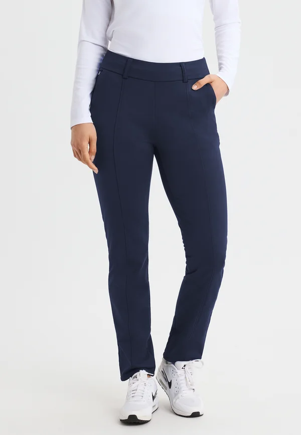 THERMAL STRETCH PULL ON  - Trousers - navy
