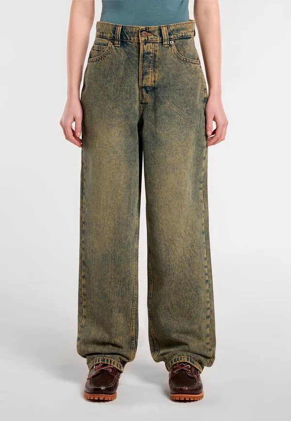 THOMASVILLE  - Relaxed fit jeans - yellow fade indigo