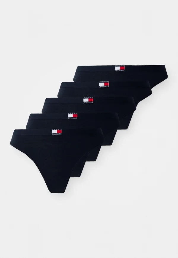 THONG 5 PACK - Thong - black