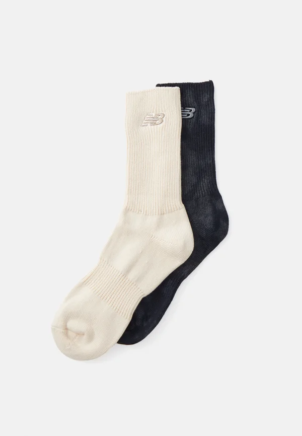 TIE DYE MIDCALF UNISEX 2 PACK - Socks - black/offwhite