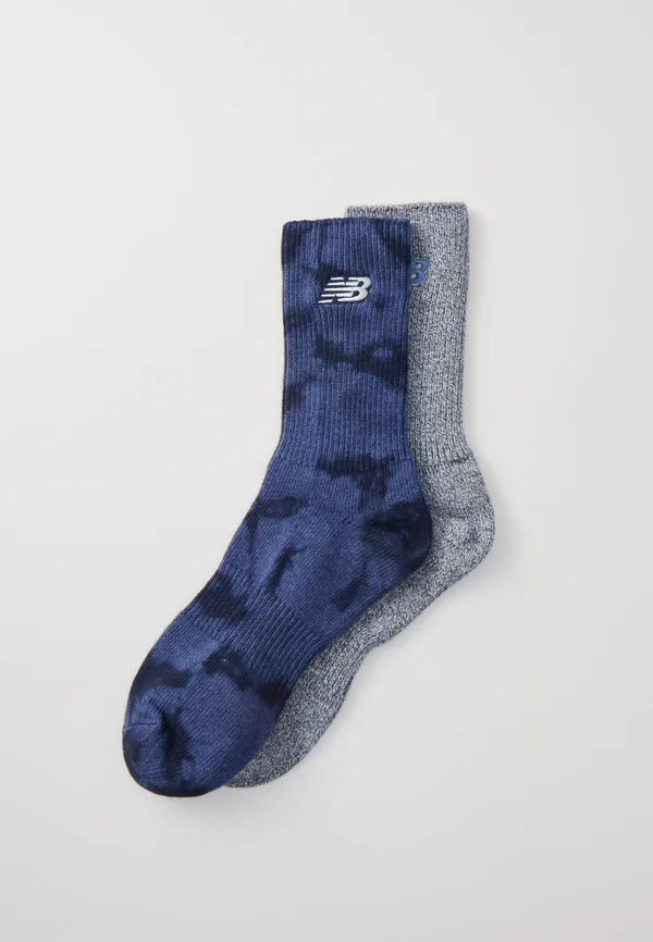 TIE DYE MIDCALF UNISEX 2 PACK - Socks - dark blue/grey