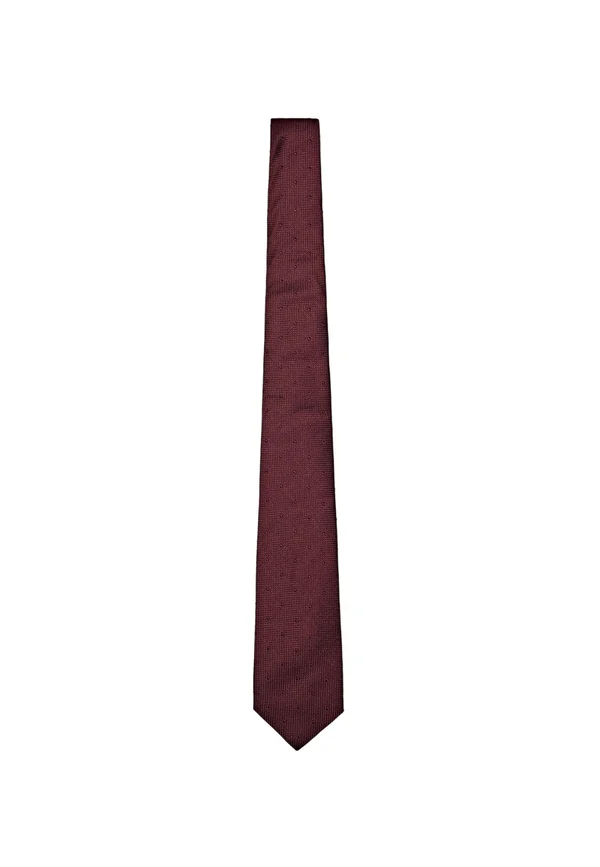 Tie - mottled bordeaux