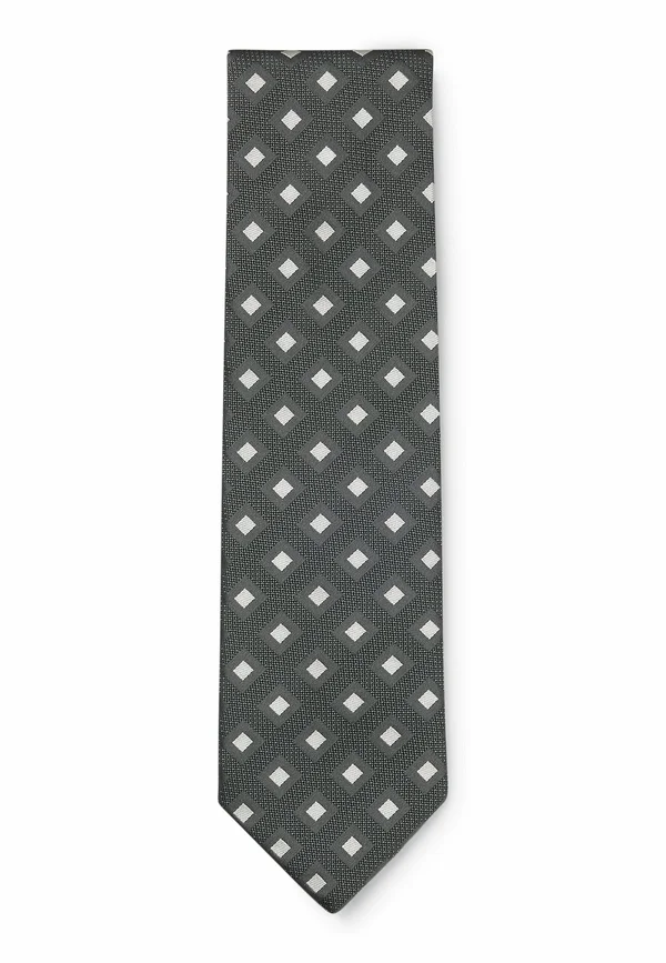 Tie - open grey ten