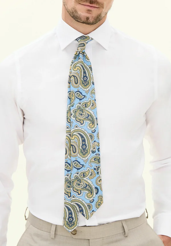 Tie - summer sky blue