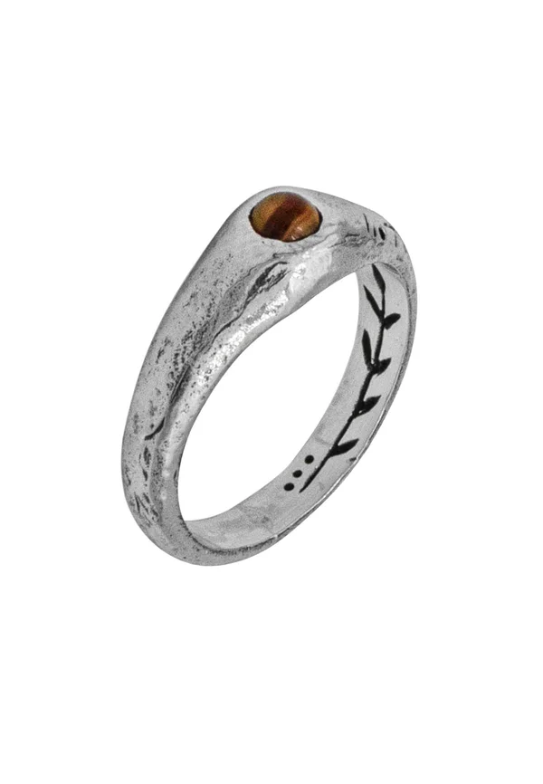 TIGER EYE - Ring - silberfarben