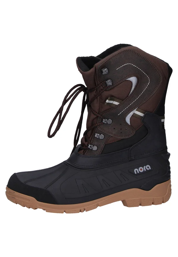 TILL CANADIAN - Winter boots - schwarz/braun