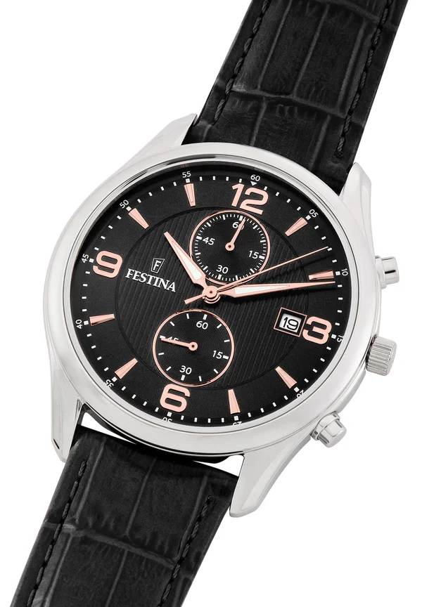 TIMELESS - Chronograph watch - black