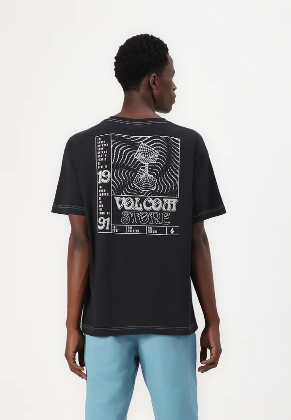 TIMEWAVE  - Print T-shirt - antique black