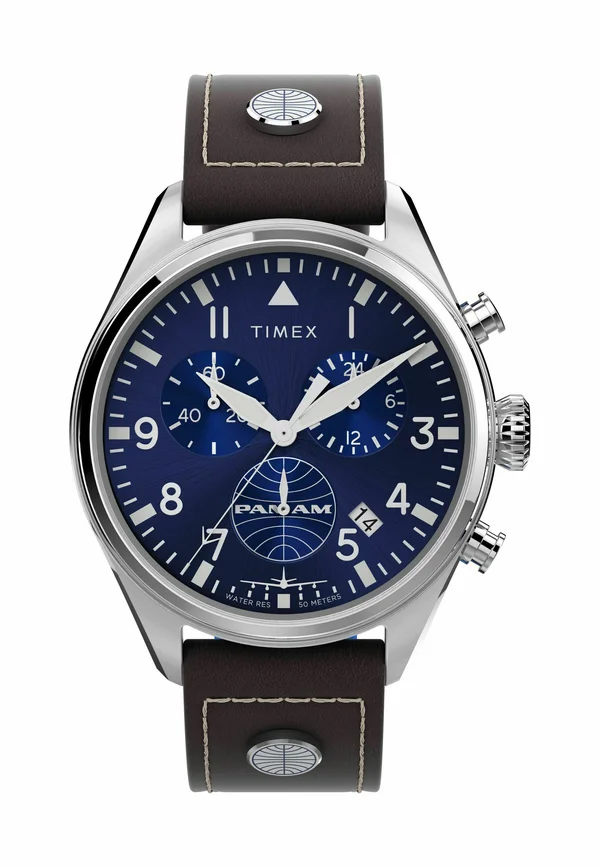 Timex X Pan Am Chronograph - Chronograph watch - brown