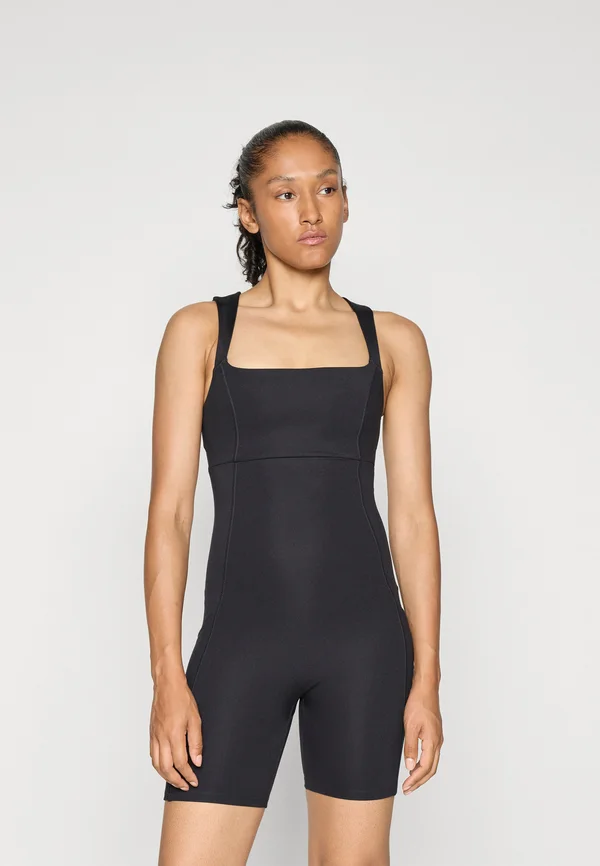 TINA OPEN BACK UNITARD - Gym suit - black