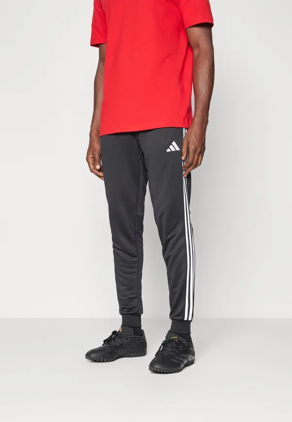 TIRO ESSENTIALS SWEATPANT - Tracksuit bottoms - black/white