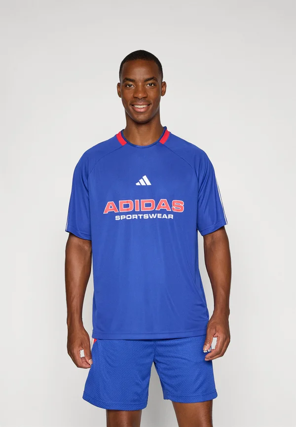 TIRO  - Print T-shirt - semi lucid blue