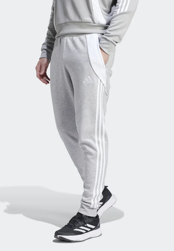 TIRO24 SWEAT PANT - Tracksuit bottoms - medium grey heather/white